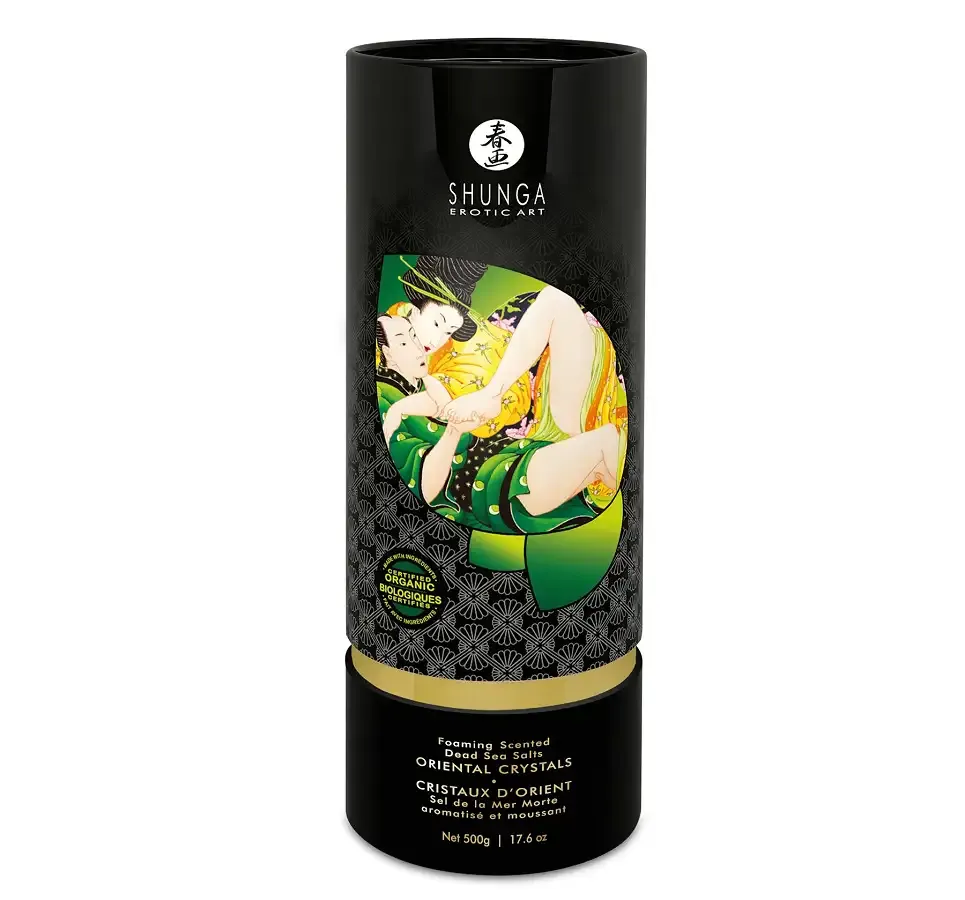 Сіль для ванни Shunga Oriental Crystals Bath Salts ORGANIC – Lotus Flower (500 г) сіль Мертвого моря Львів - фото 1