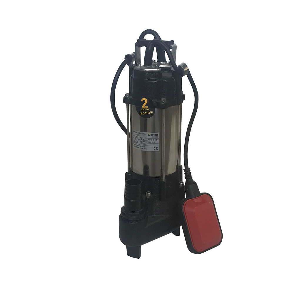Насос фекальний Optima V250 0,3кВт Тернопіль - фото 1