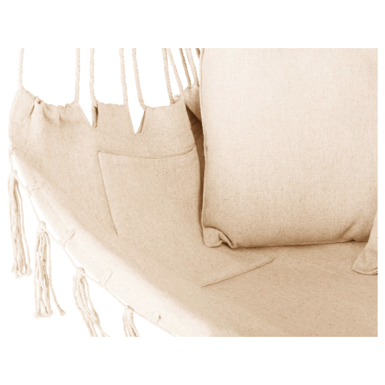 Бразильське крісло - гамак Outtec Boho XXL бежевий Киев