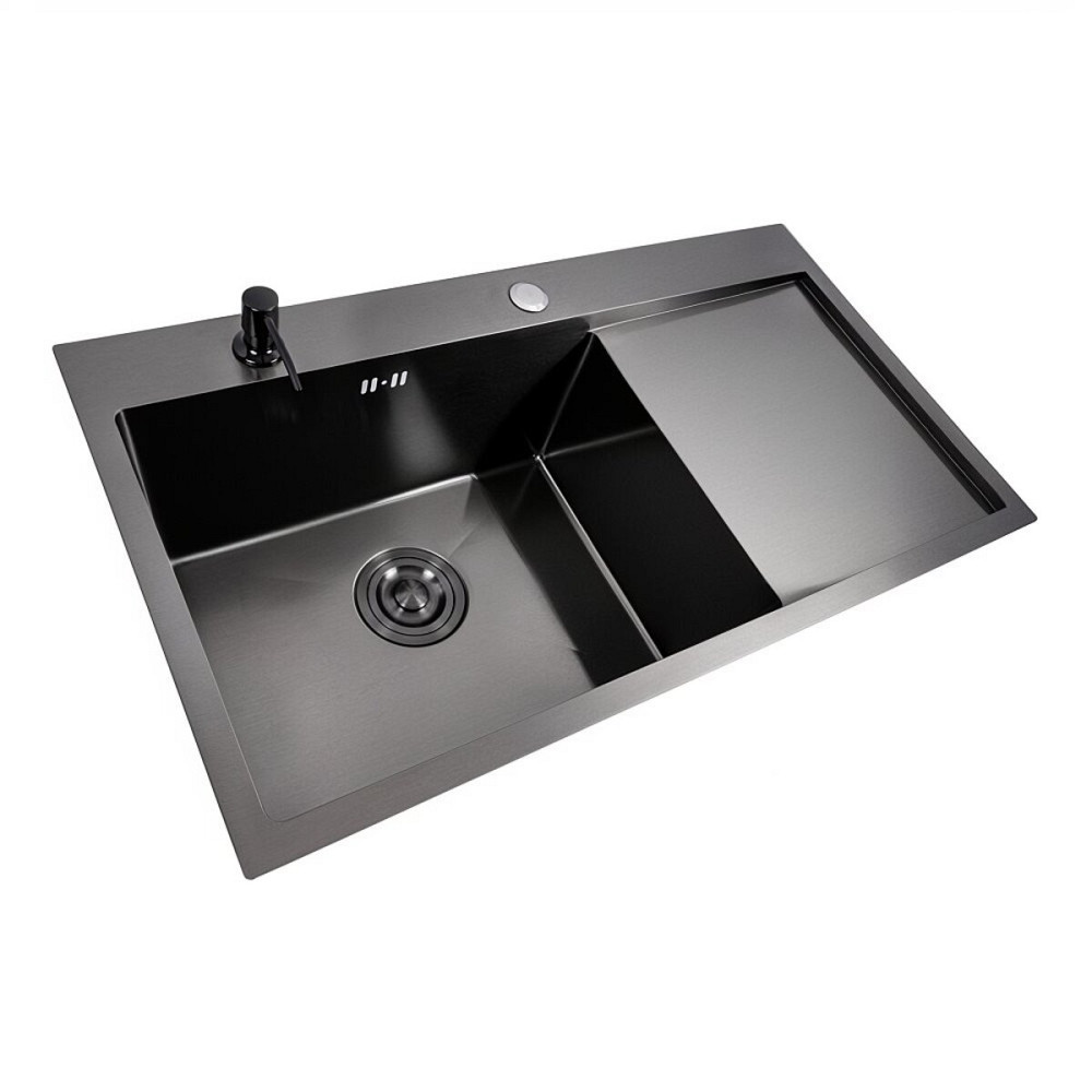 CM 78*43 L Мийка PVD чорна Valeso Handmade (3.0/0.8) Коломия - фото 4