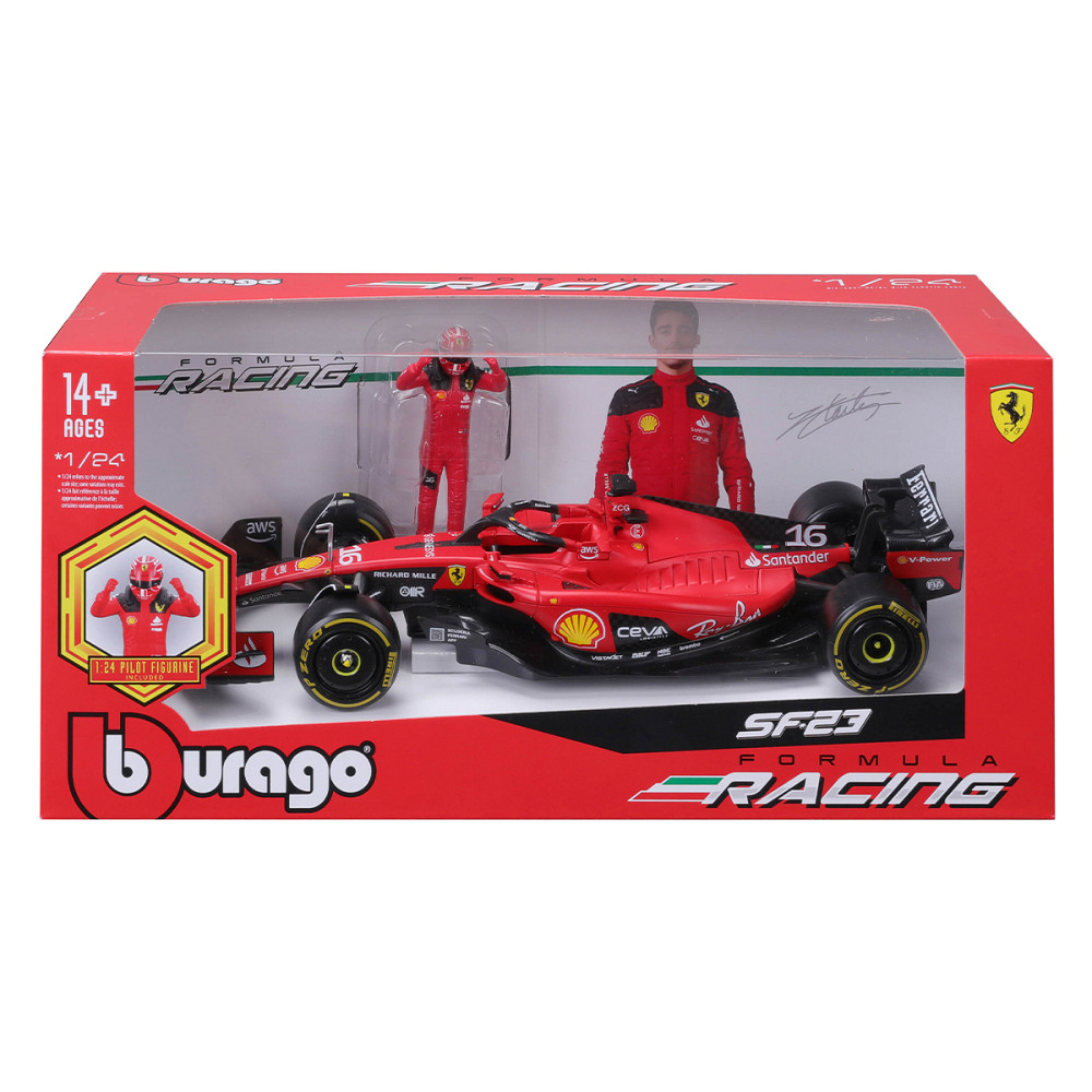 Автомодель з фігуркою - Ferrari SF-23 (1:24) Дніпро - фото 7
