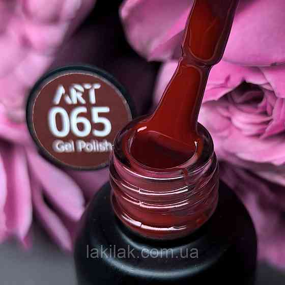 Гель-лак ART in detail 65 (класичний темно-червоний) 6мл Херсон