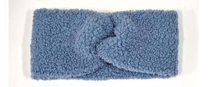 Пов'язка для волосся каракуль блакитний Київ - фото 1