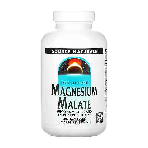 Магний малат Source Naturals Magnesium Malate 625 мг 200 капсул Луцк