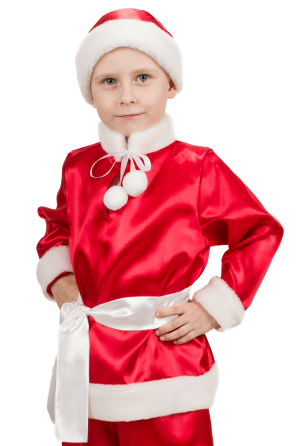 Новый Год. Костюм детский карнавальный (красный) (3-4, 5-6 лет) Киев
