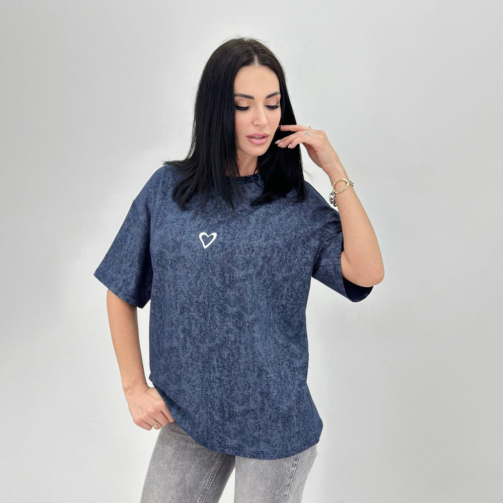 Базовая футболка с принтом 