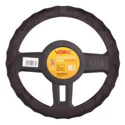 Чохол на руль VLOD-AL2705 BK M алькантара чорн/БО Вінниця