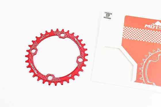 Зірка передня MTB Narrow Wide 32Т (BCD:104мм), алюмінієва, червона Київ