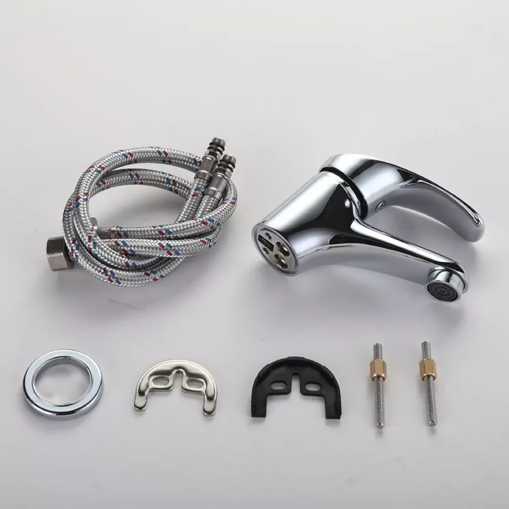 Змішувач для умивальника Frap F1036 хром Київ - фото 3