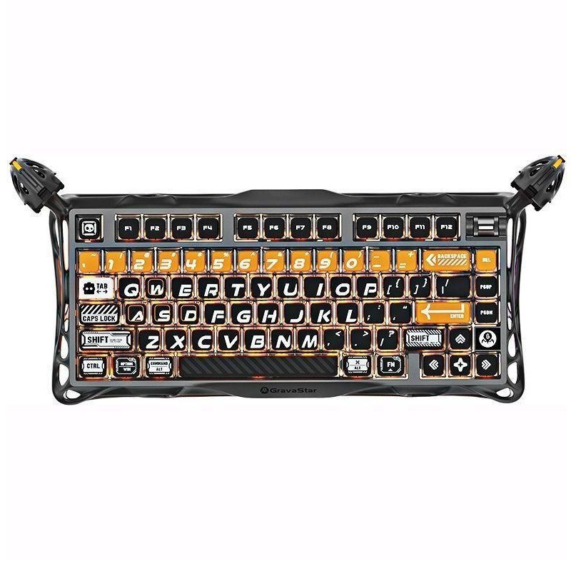 Клавіатура бездротова GravaStar Mercury K1 Pro CyberFlare (GSK1PRO_BO_BLK) ( 16355 ) Харків - фото 12