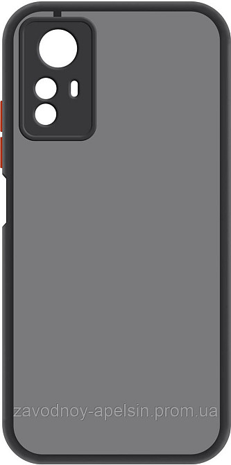 Xiaomi Redmi Note 12S Чохол бампер матовий Frame (чорний) Одеса - фото 1
