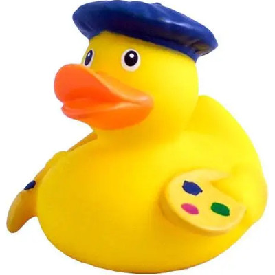 Іграшка для ванної Funny Ducks Качка Художник (1886) Вінниця - фото 1