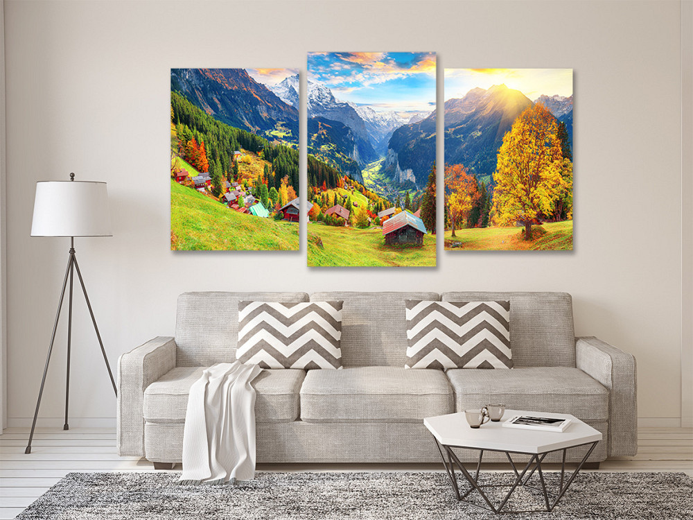 Модульная картина в гостиную / спальню  Гори  Art-705_3 100x150 см Київ - фото 2