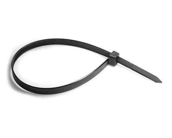 Хомут пластиковий 4*300 мм чорний, 100 шт Харків