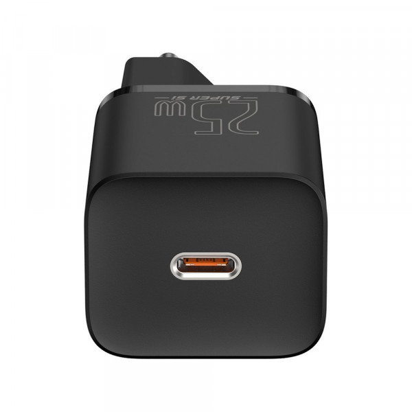 Зарядний пристрій 1xUSB 25W (USB-C) + Cable Type-C Чорний Baseus (TZCCSUP-L01) Київ - фото 5