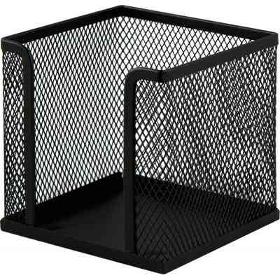 Підставка-куб для листів і паперів Buromax 10х10х10 см, wire mesh, black (BM.6215-01) Вінниця