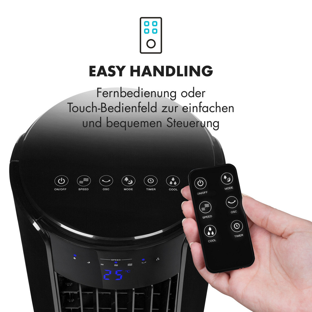 Skyscraper Horizon Air Cooler Fan Humidifier 60 W 486 m3/h 3.5L Tank Black (Німеччина, читати опис) Рівне - фото 9