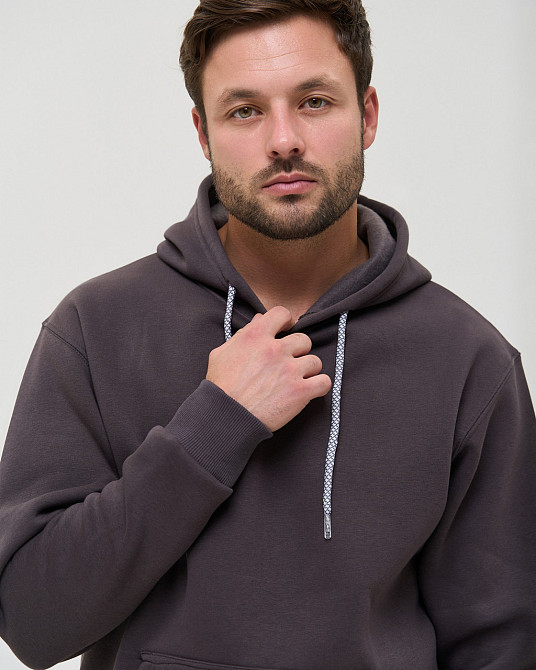 Чоловічий теплий костюм зі штанами та капюшоном — Байка тринитка Tom John 93424 XXL Київ - фото 3