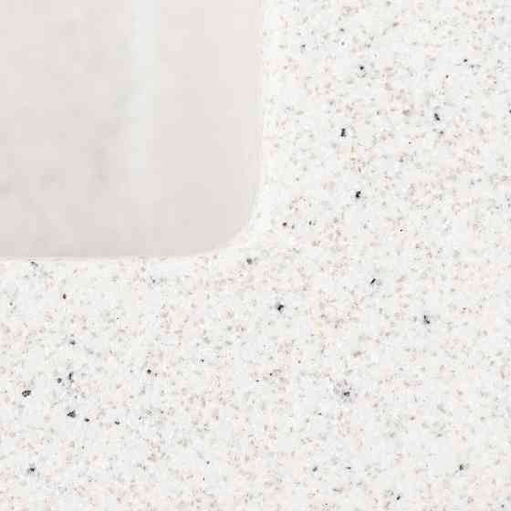 Кухонна гранітна мийка 5444 AMELI VALESO біла в крапку Коломыя