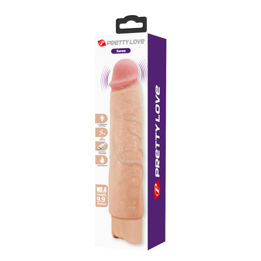 Вибратор Pretty Love Soren Realistic Vibrating Dildo Sex Aura Киев - изображение 5
