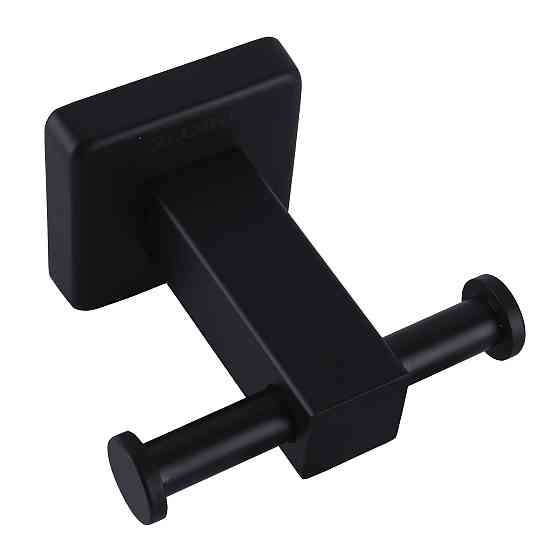 Гачок подвійний Globus Lux BQ9412 чорний матовий SUS304 Киев