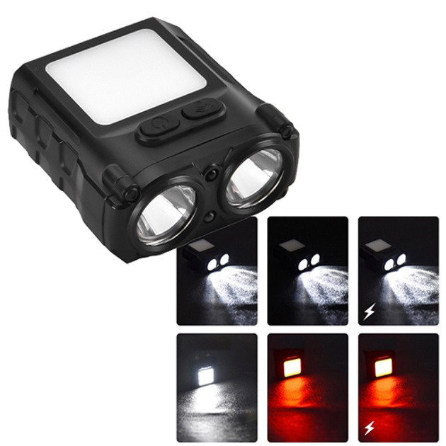 Налобный фонарь для автомеханика SH-T808-2XPE-20SMD-white/red, Налобный светильник для работы в темноте ZA-71 Львов - изображение 10