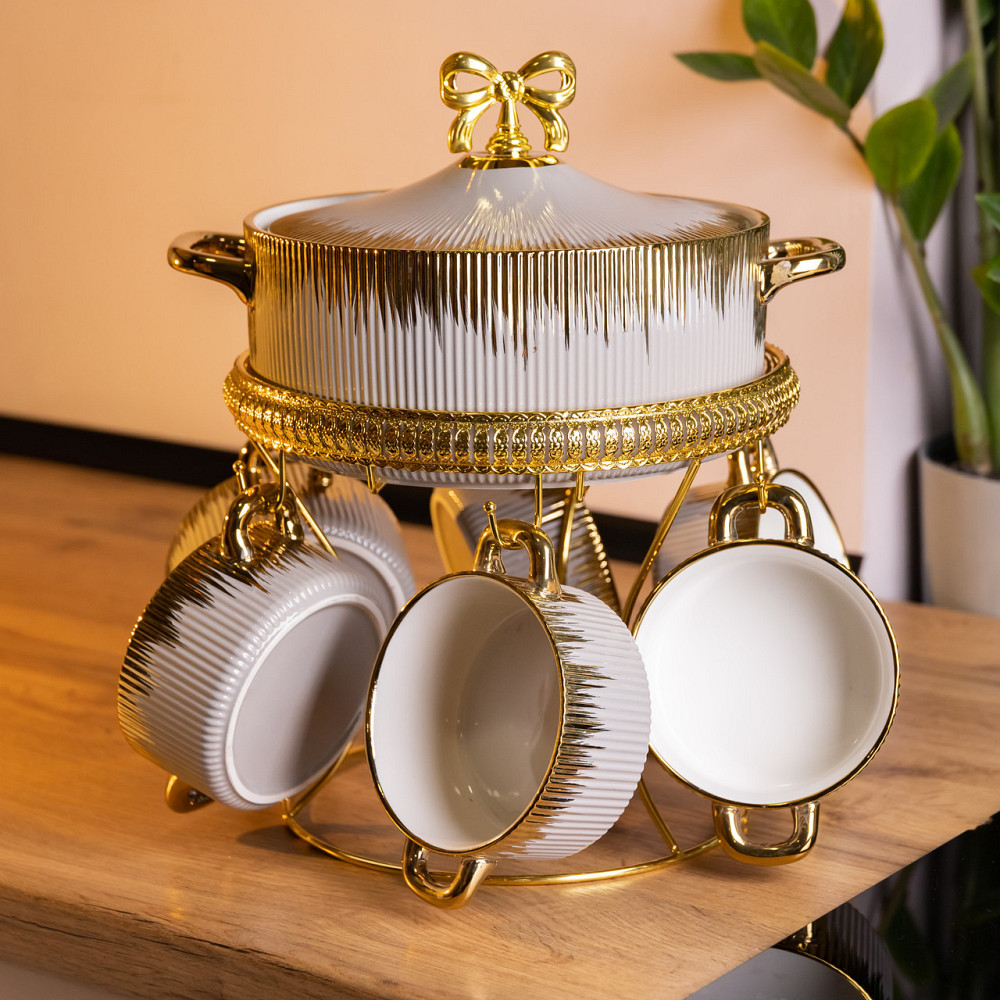 Суповой сервиз на 6 персон с подставкой и бульонницами Киев - изображение 1