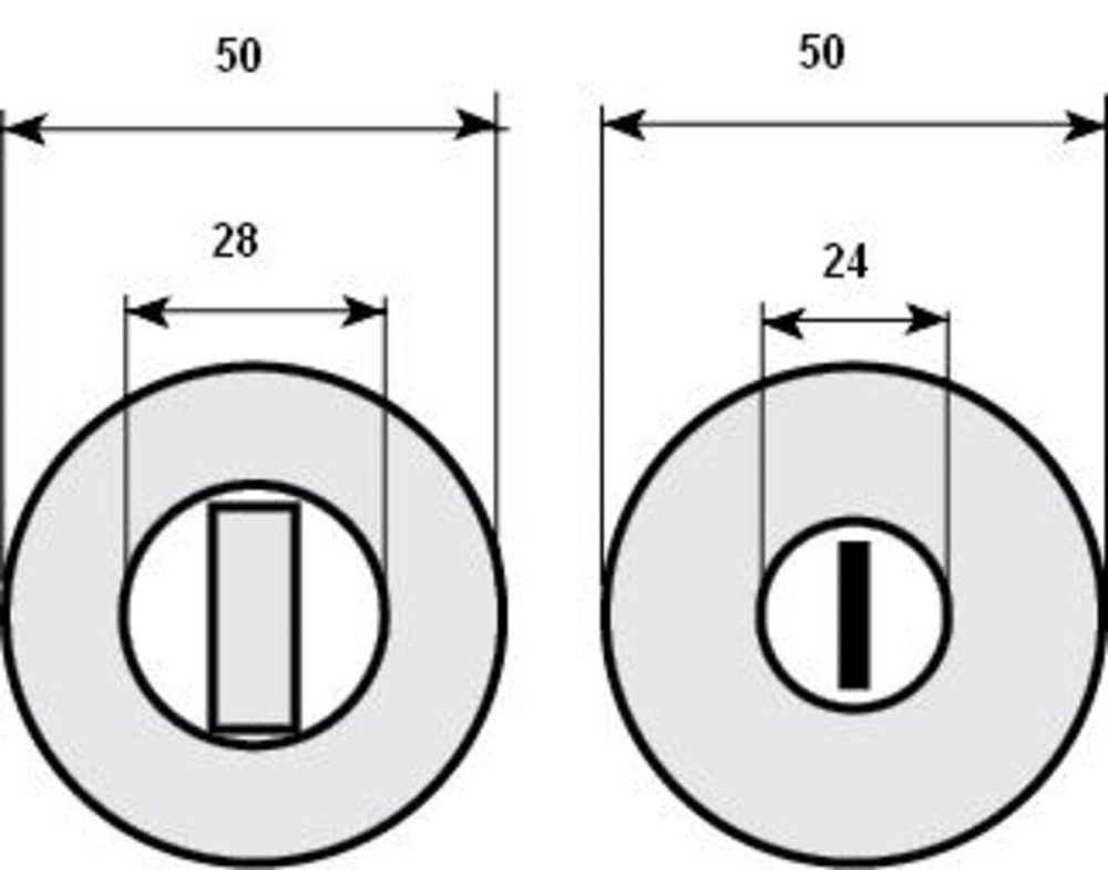 Накладка CD 69 BZG G вжнт латунь Eco plus Киев - изображение 3