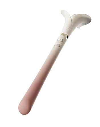 Роскошный вибромассажер Zalo – Calla Blossom Pink, двусторонний, 2 мотора Sex Aura Киев