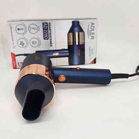 Фен для волос с холодным обдувом Adler, Фен электрический с насадками Качественный для волос RW-97 Львов