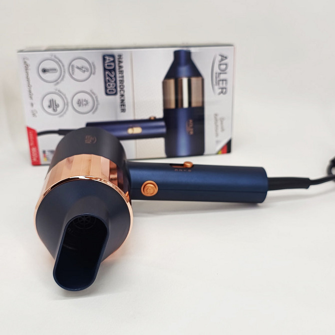 Фен для волос с холодным обдувом Adler, Фен электрический с насадками Качественный для волос RW-97 Львов - изображение 6