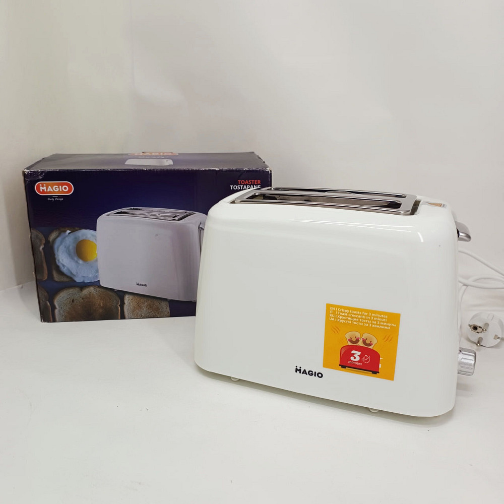 Тостер з підігрівом на різних рівнях MAGIO, Тостер з піддоном для збору крихт Маленький RF-29 Львів - фото 18