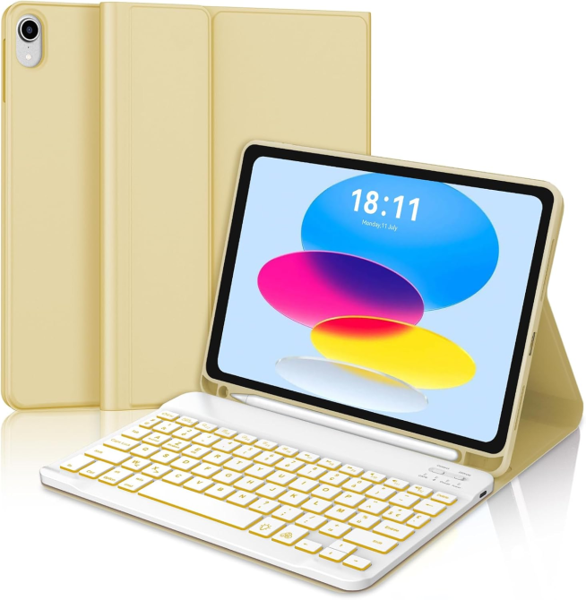 Чехол-клавиатура JADEMALL для iPad 10 (10.9