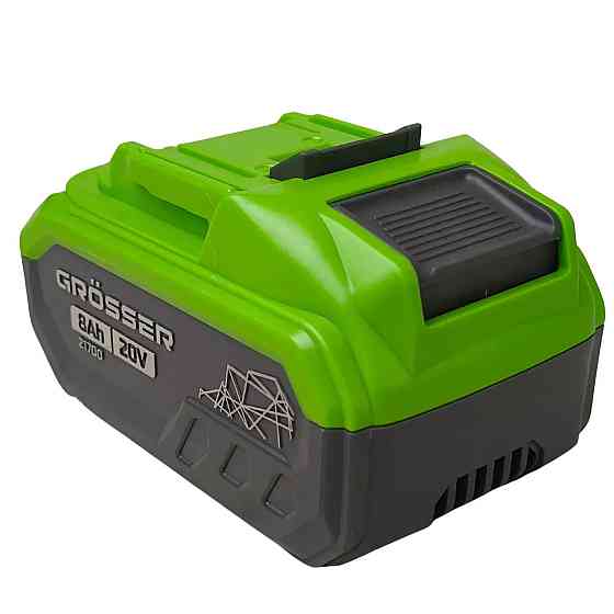 Аккумуляторная батарея Grosser GB 208P PRO 20 В, 8 А·ч, 160 Wh, ток разряда 100 А Киев