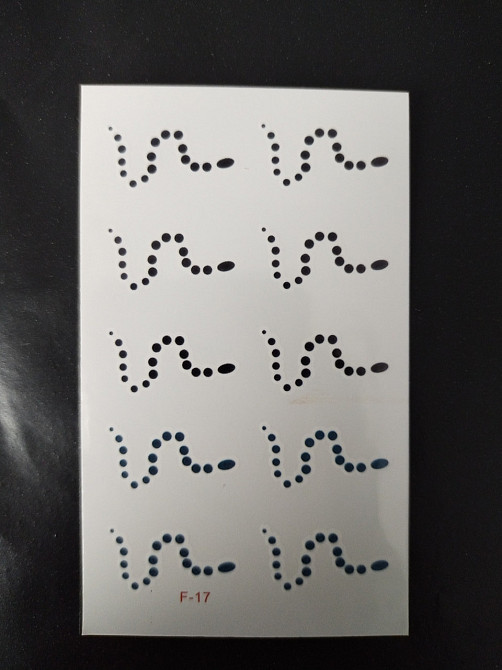 Тату стікери "Змії" - розмір стікера 10*6см Київ - фото 1