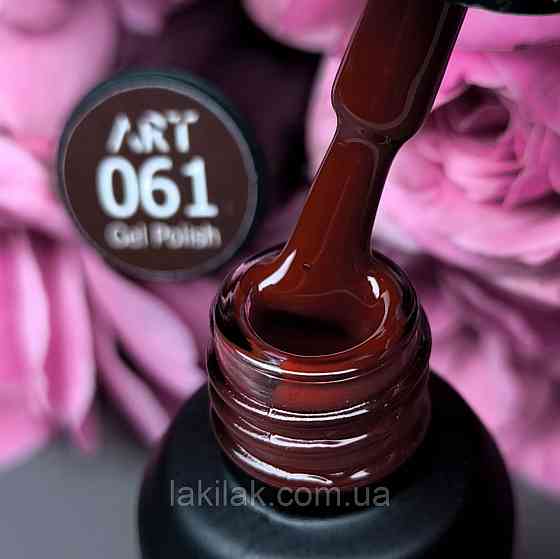 Гель-лак ART in detail 61 (глибокий темно-червоний) 6мл Херсон