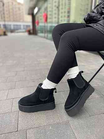 PLPS Угги жіночі PLPS 5854-13 чорні (зима, замша натуральна) (5681) Коломия