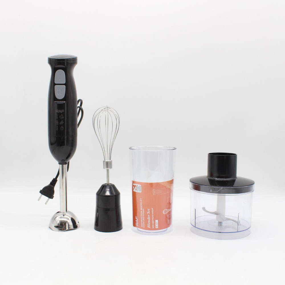 Блендер погружной 4в1, с чашей и насадками, RАF R327 / Универсальный кухонный блендер Киев - изображение 10
