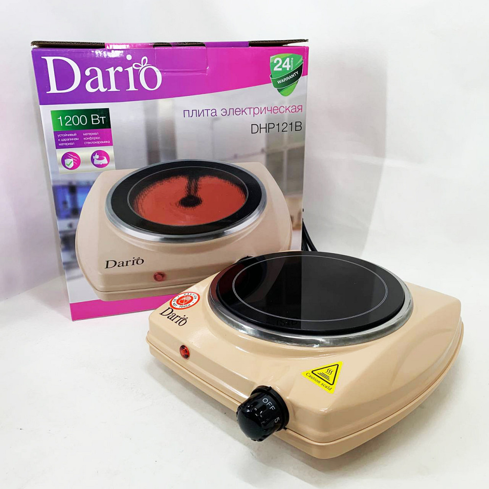 Мощная настольная электроплита DARIO, Дисковая плита для дома, Варочная настольная плита MK-37 Львов - изображение 2