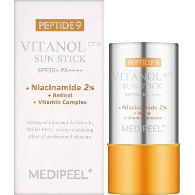 Засіб від засмаги Medi-Peel Peptide 9 Vitanol Sun Stick Pro SPF50+ Стік з пептидами та вітамінним комплексом 23 г (8809941822250) Вінниця - фото 2