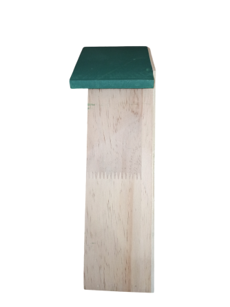 Деревяный домик для насекомых, пчел, и муравьев 20х12,2х12,2 см с подвесным креплением Германия зеленый Киев