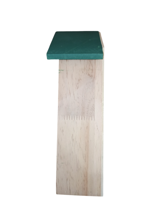 Деревяный домик для насекомых, пчел, и муравьев 20х12,2х12,2 см с подвесным креплением Германия зеленый Киев - изображение 4