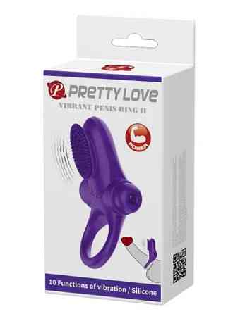 Кільце ерекційне серії Pretty Love "Vibrant penis ring II" Sex Aura Київ