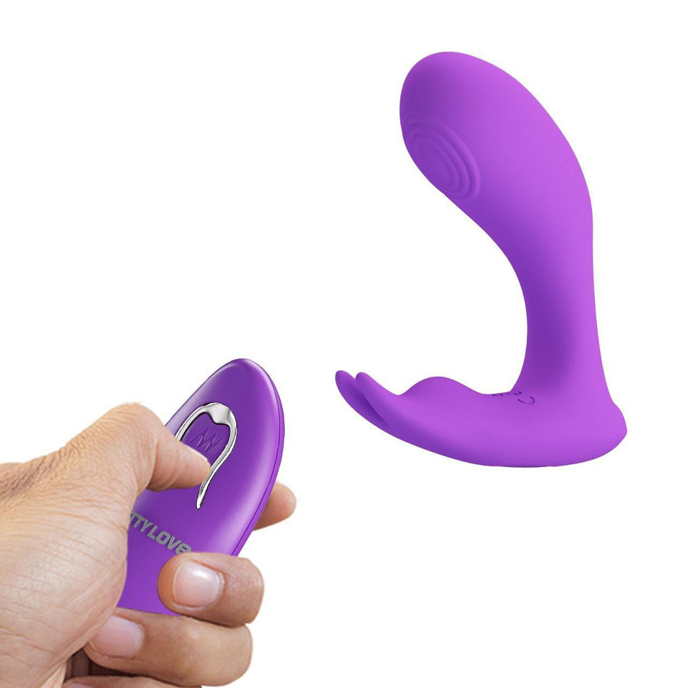 Вибростимулятор PRETTY LOVE Idabelle Purple, 12 vibration functions 12 pulse wave settings Wireless Sex Aura Киев - изображение 2