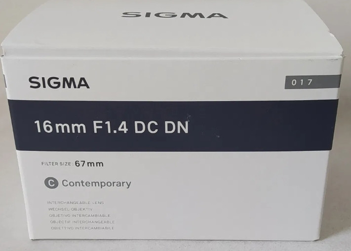 Объектив: Sigma AF 16mm. F/1.4 DC DN C ( Nikon Z) Харьков - изображение 1