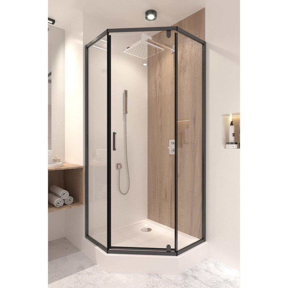 Душова кабіна Qtap Scorpio BLA10995-AC6 90х90 см, скло Clear 6 мм, CalcLess, без піддона Київ - фото 10