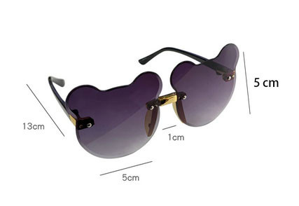 Окуляри сонцезахисні для дівчинки рожево-блакитні Ведмедики Київ - фото 3