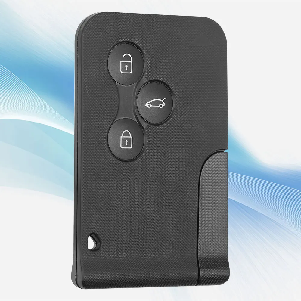 Заготовка чіп-ключа Renault Megane Scenic 2003-2008 з транспондером ID46 PCF7947 і платою сигналізації 433МГц Київ - фото 2