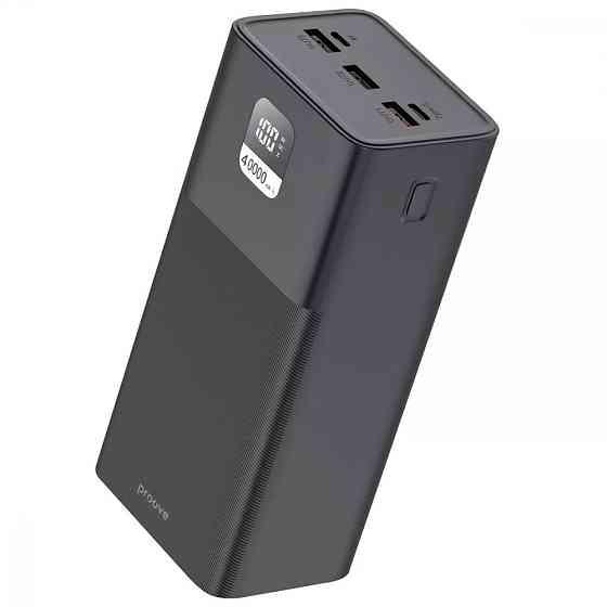 Універсальна мобільна батарея Proove Giant 100 W 40000 mAh Black (PBGI99320001) Чорний Харьков