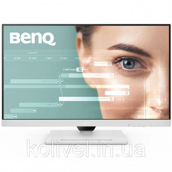 TFT 27" BenQ GW2790QT, IPS, QHD, 75 Гц, HDMI, DP, USB-C, HAS, колонки, білий (GW2790QT) Київ - фото 7